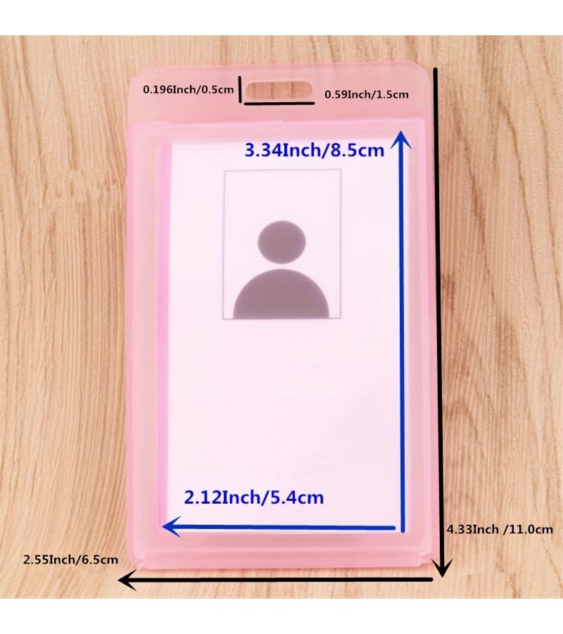 Purple 2D Transparent Card Sleeves with Pull Tab Set for Men Women Students - Image 3