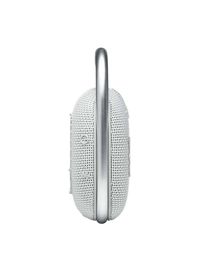 JBL Clip 4 Portable Bluetooth Speaker White - Image 4