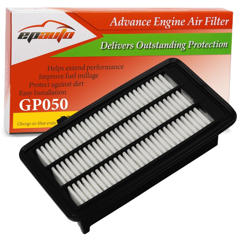 فلتر هواء المحرك EPAuto GP050 CA12050 بديل لهوندا سيفيك 15L 20162021 CRV 15L 20172022 فلتر صلب لكفاءة الوقود وحماية المحرك