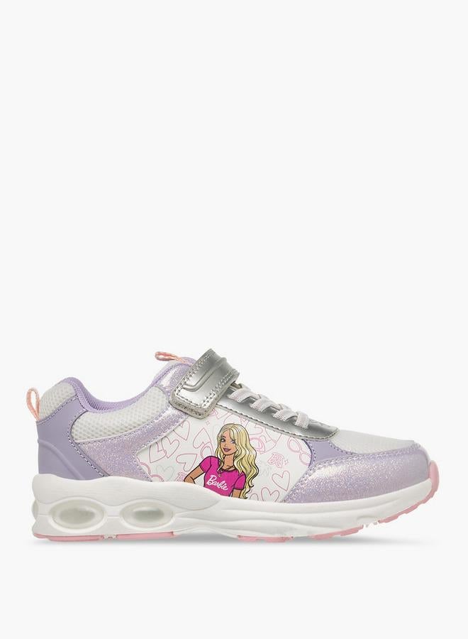 Barbie Girls Panelled Hook And Loop Sneakers - Image 3