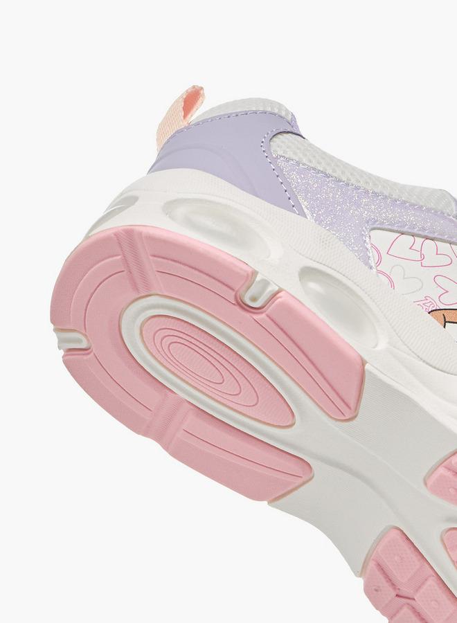 Barbie Girls Panelled Hook And Loop Sneakers - Image 5