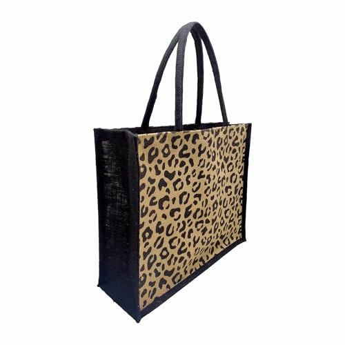 Sangra Women Eco-Friendly Jute All Over Print Multipurpose Handbag With Zipper | Stylish & Versatile Hand Bag, Beige - Image 2