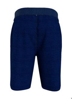 TOMMY HILFIGER Men's TH Original Logo Lounge Shorts - Cotton, Blue  - Image 2