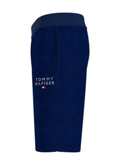 TOMMY HILFIGER Men's TH Original Logo Lounge Shorts - Cotton, Blue  - Image 4