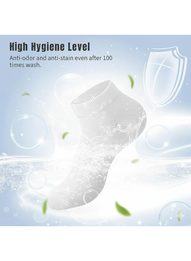 Tango جوارب أنكل قصيرة للرجال من تانغو 6 أزواج - مقاس حر EU 40 إلى 45 - جوارب رياضية للرجال (أبيض - 6 أزواج، 6) - Image 3