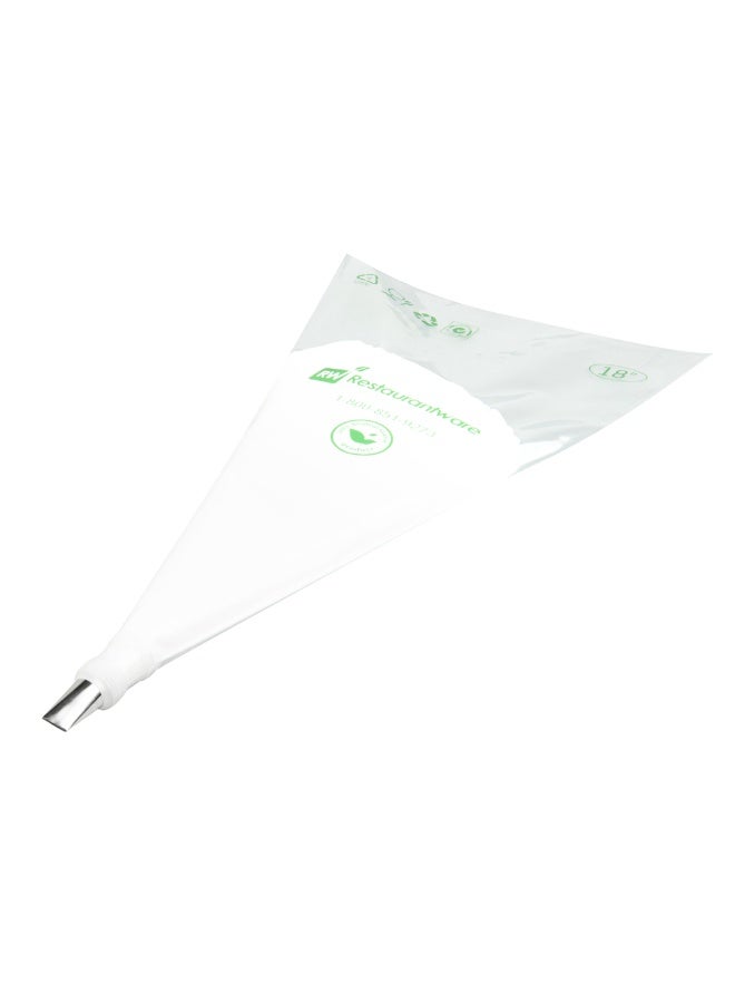 Restaurantware Pastry Tek Piping Tip, 1 Carnation Petal Pastry Tip - #150, Reusable, Stainless Steel Icing Tip, Dent-Resistant, Decorate Cupcakes, Cakes, or Cookies - Image 2