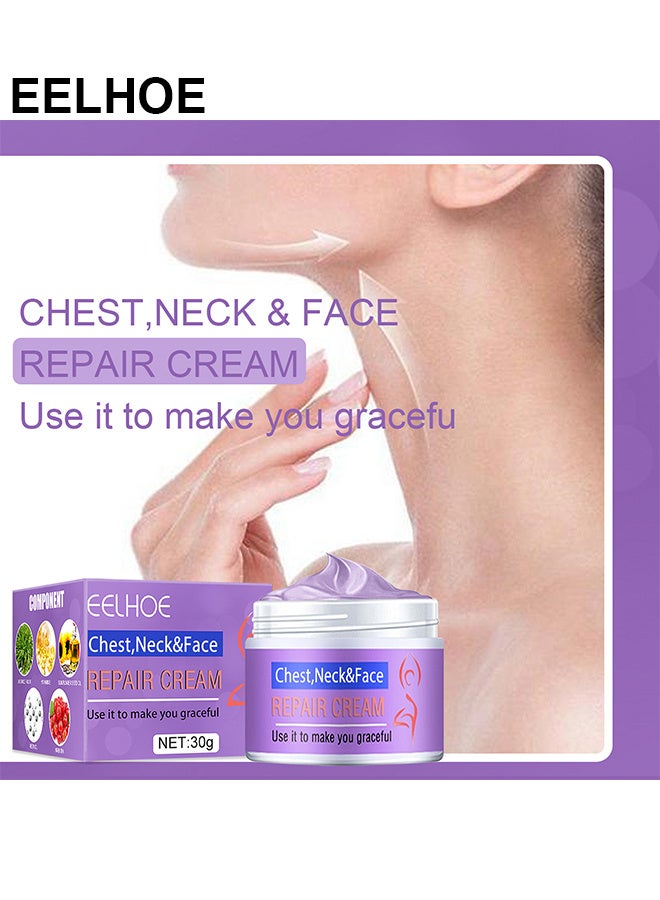 إيلهو مرطب مضاد للشيخوخة للرقبة ، كريم للعناية بالبشرة ، كريم شد الجلد ، كريم شد الرقبة يحسن مرونة الجلد ويقلل من خطوط الرقبة - Image 3