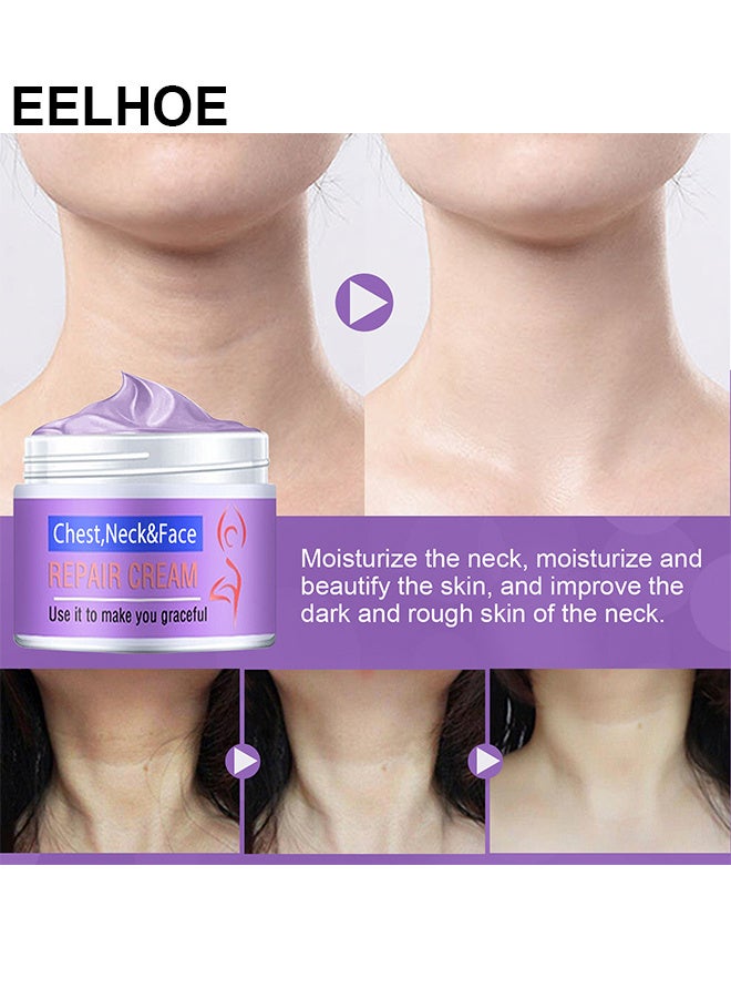 إيلهو مرطب مضاد للشيخوخة للرقبة ، كريم للعناية بالبشرة ، كريم شد الجلد ، كريم شد الرقبة يحسن مرونة الجلد ويقلل من خطوط الرقبة - Image 4