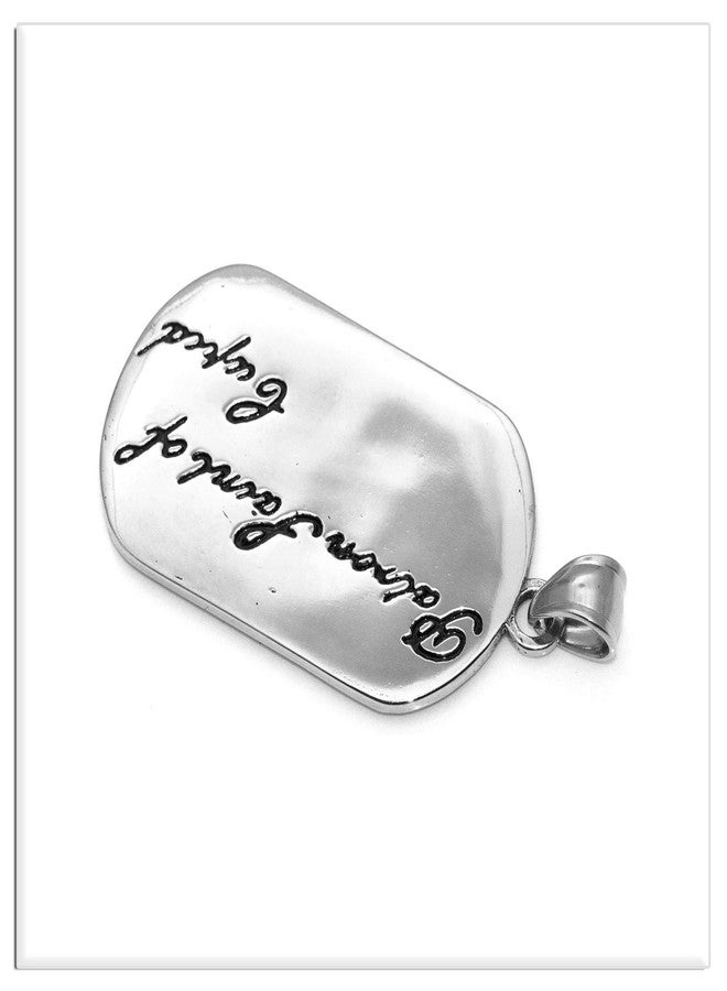 Xusamss Punk Rock Titanium Steel Twelve Constellation Dog Tag Pendant Crystal Necklace,24" Box Chain - Image 4