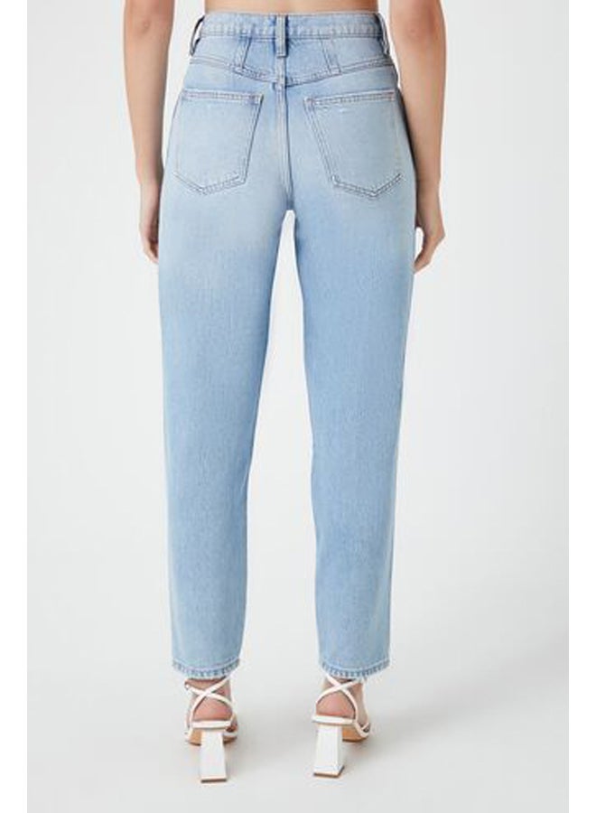 FOREVER 21 Curvy High-Rise Straight Jeans  - Image 3