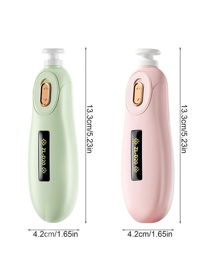 كوانتوم قطعتان من مقص أظافر الأطفال، أدوات مانيكير وباديكير قابلة لإعادة الشحن عبر USB، مجموعة مانيكير وتلميع وتقليم للعناية بأظافر الأطفال حديثي الولادة - Image 3