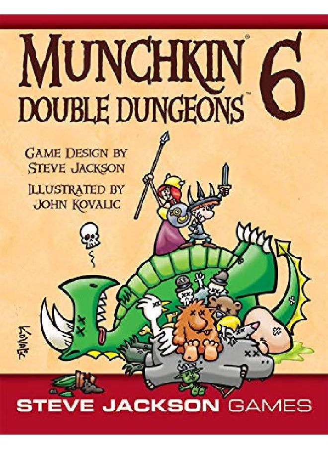 STEVE JACKSON GAMES - Munchkin 6 Double Dungeons - Image 1