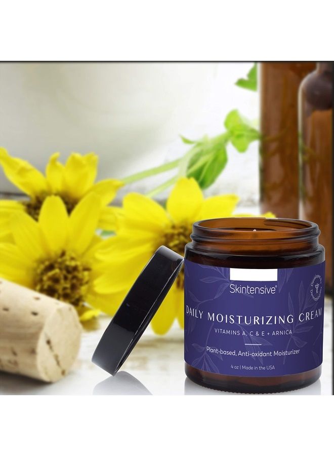 SKINTENSIVE Specialized Fragile Moisturizing Cream for Thin Skin - Organic, Plant-Based Formula for Daily Use on Face, Hands & Body - With Vitamins A, C & E and Arnica - 4oz - Image 4