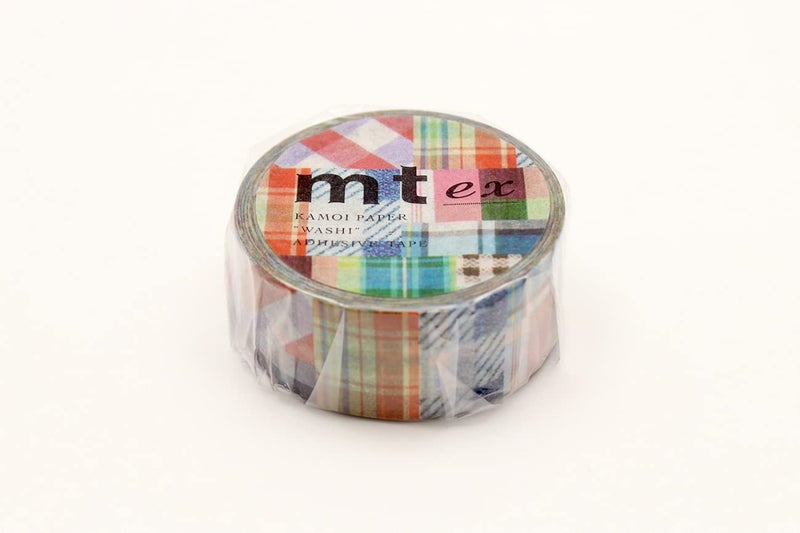 MT mt Washi Masking Tape EX Series, 20 mm x 10 mtrs Shade - Patchwork, (Pack of 1)  - Image 2