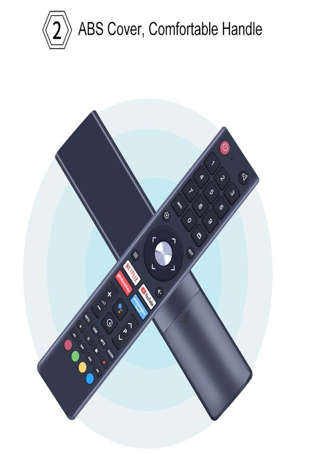 Android TV Remote Control for Arrow,Chiq Smart TV Compatible Google Assistant - Image 4