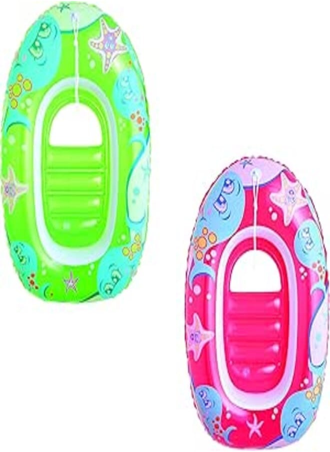 Bestway Bestway 34037 sea creatures-printed inflatable boat - assorted colors 