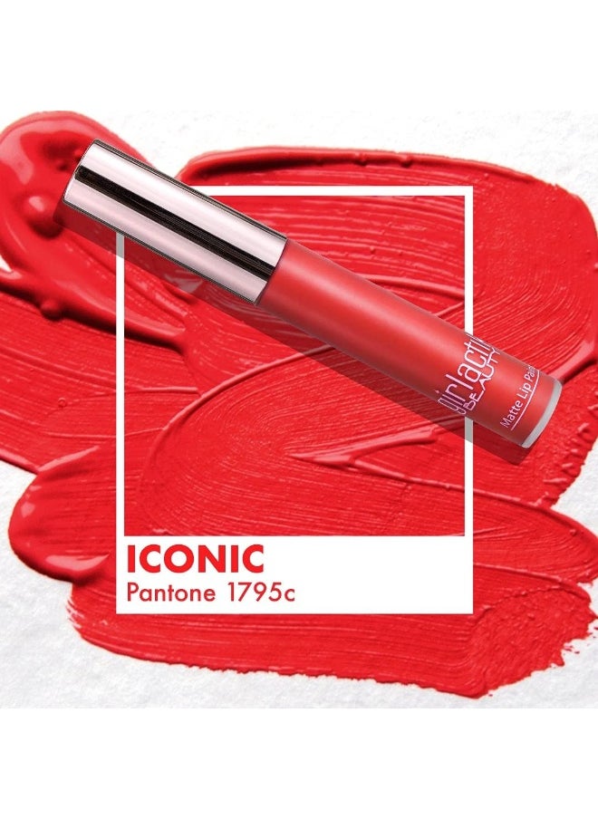 girlactik - Matte Lip Liquid In Warm Red Shade - Image 1