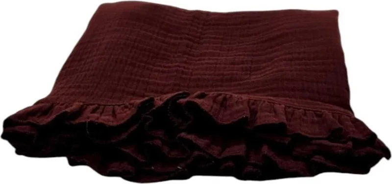 تيزجيلسين 4 Layer Muslin Cloth 100% Organic Cotton Drawstring Baby Blanket