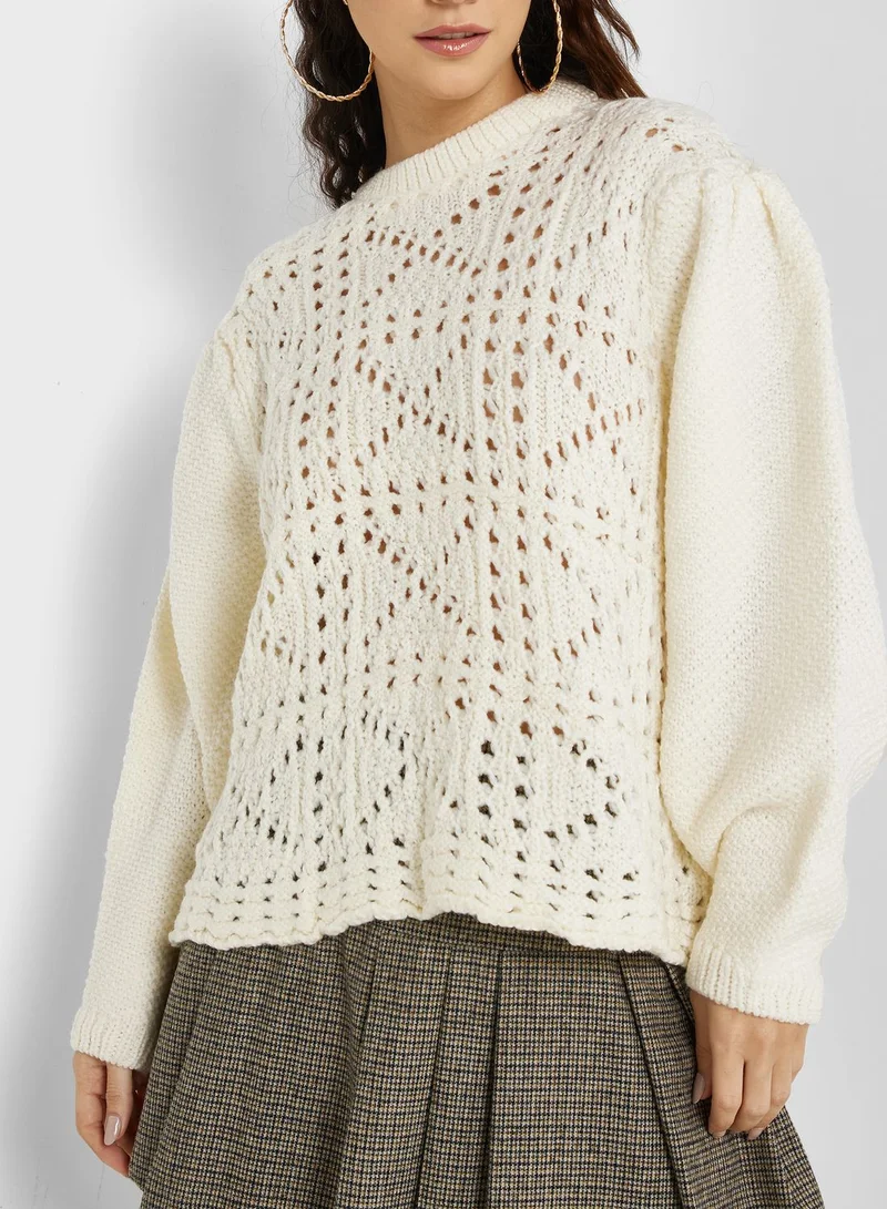 Ginger Crochet Jumper