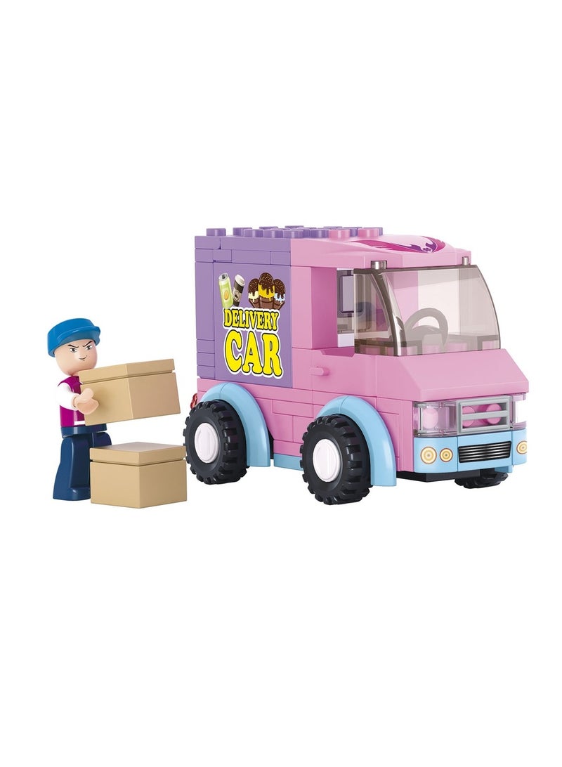 Sluban - New Girls Dream Distribution Vehicles Bricks Set 102 Pieces - M38-B0520 - Image 3