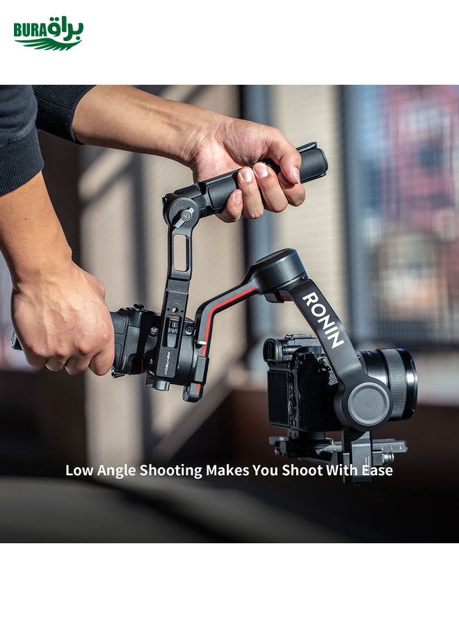 براق Pgytech Mini Focus Handgrip Mount for DJI Ronin Rs 3/Rs 3 Pro/Rs 2/RSC 2 (Black)  - Image 1
