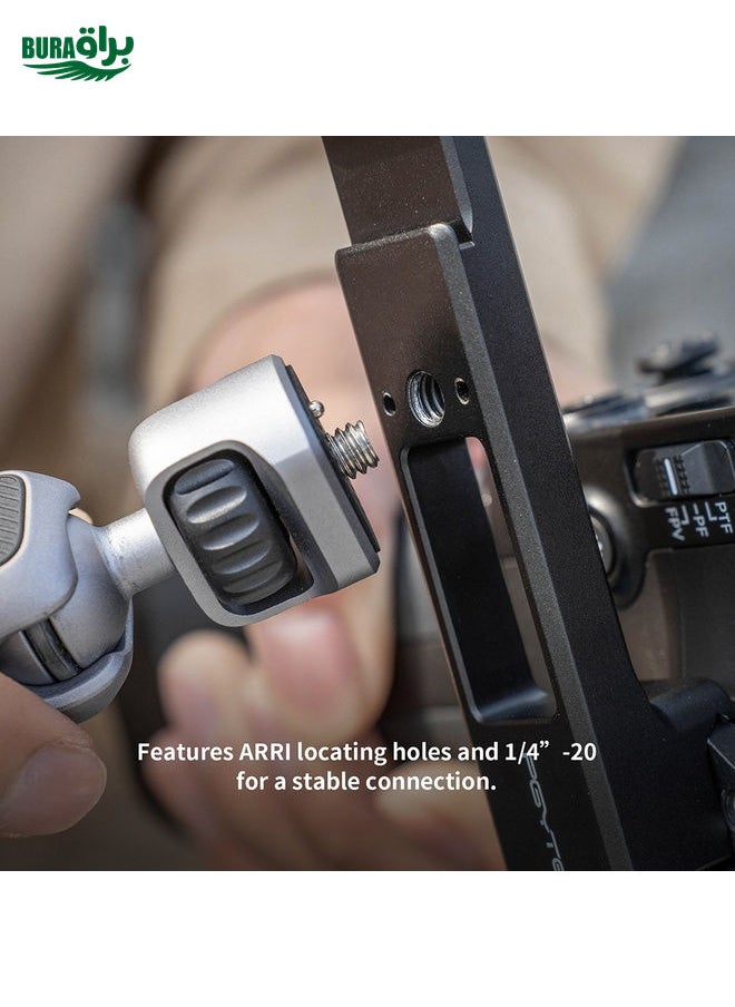 براق Pgytech Mini Focus Handgrip Mount for DJI Ronin Rs 3/Rs 3 Pro/Rs 2/RSC 2 (Black)  - Image 2