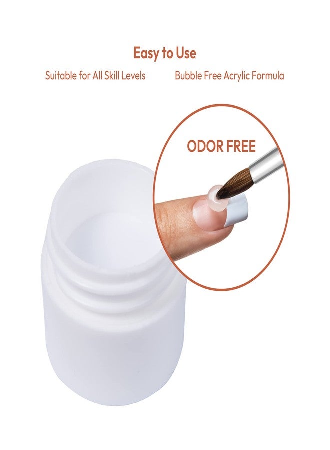 GoldFinger Odorless Acrylic Nails Kit, Professional Acrylic Liquid 0.5fl.oz. and Powder 0.25oz, Acrylic Nails Extension Kit for Beginner Made in USA - Image 4