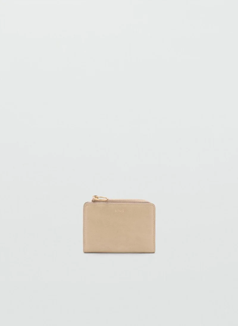 مانجو Zippered Flap Wallet