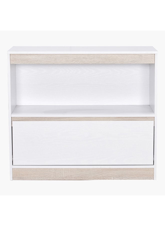 Home Box Kulltorp Avian Mid Sleeper Single Bed with Study Desk and Storage 195 x 135.5 x 129 Cm, Mattress Size - 90x200Cm  - Image 3