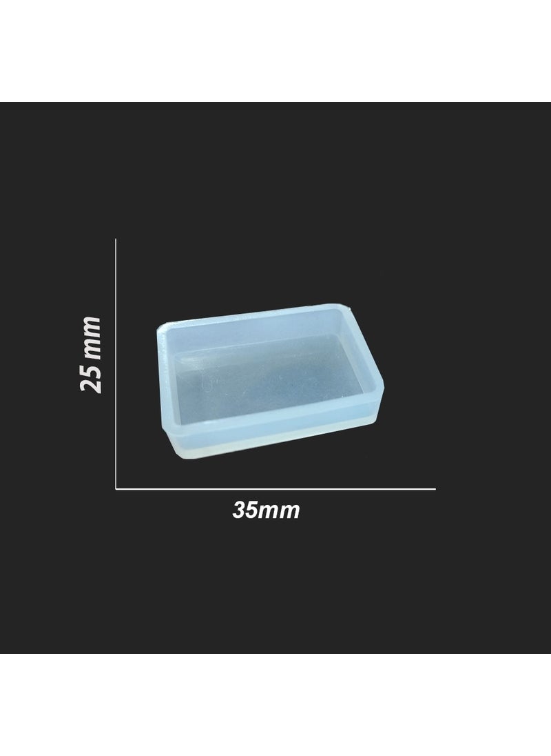Hobizubi Necklace Resin Epoxy Mold - Rectangle - Code: 150  - Image 1