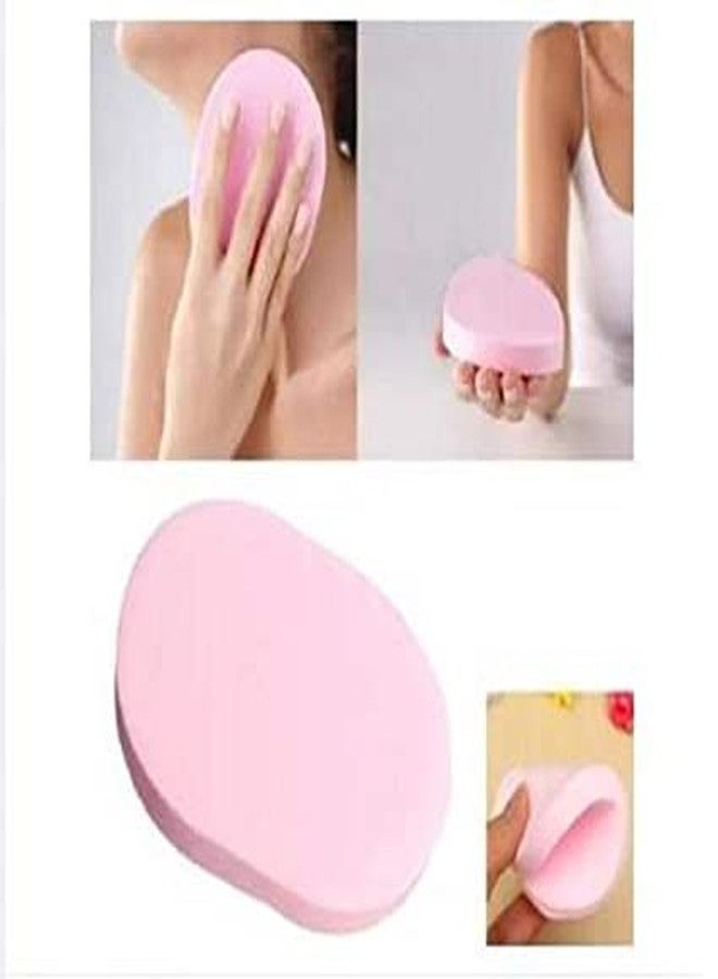 HuBBeR SHREE RAGHUVIR (PACK OF 4) Latest Branded Cosmetic Town Combo Face Cleaning Soft Sponge Puff Makeup Washing Pad Deep Cleaning & Exfoliating Facial Sponge Brush (Multi Color) - Image 3