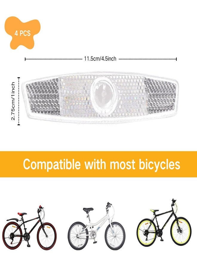 VICDUEKG 4 Pcs Bike Wheel Reflectors Bicycle Spoke Reflectors Bicycle Safety Warning Reflector Accessories for Mountain Bike Road Bike Night Riding - Image 2