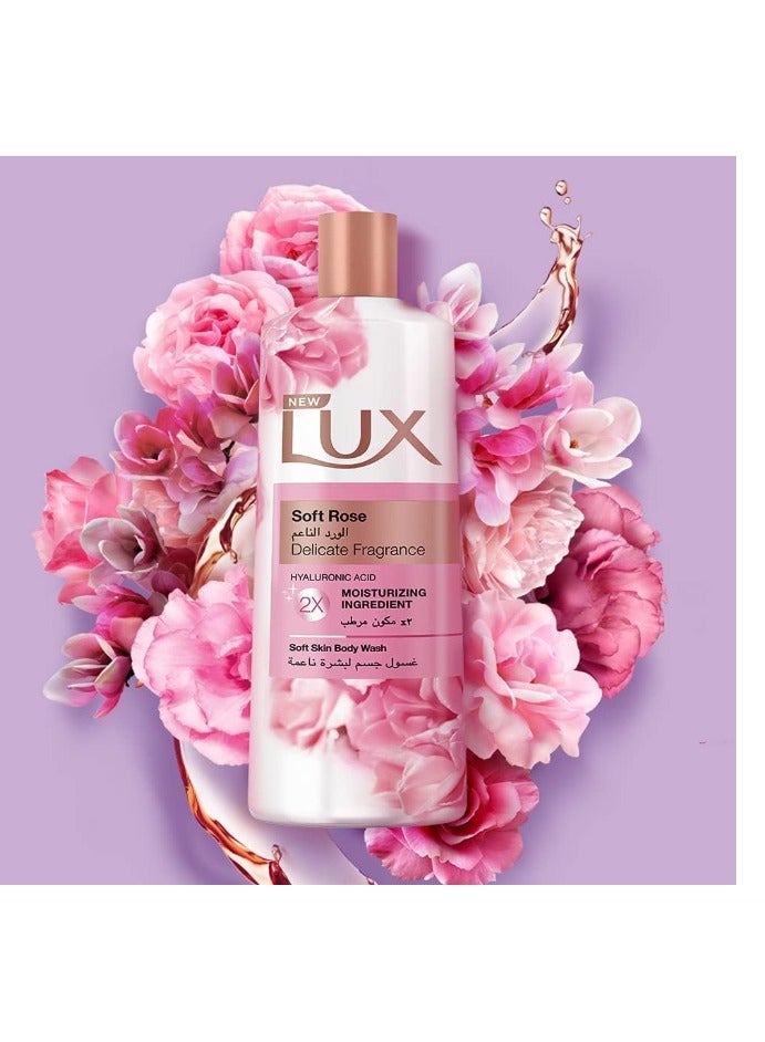 Lux Perfumed Body Wash Soft Rose Multi Color  250ml - Image 3