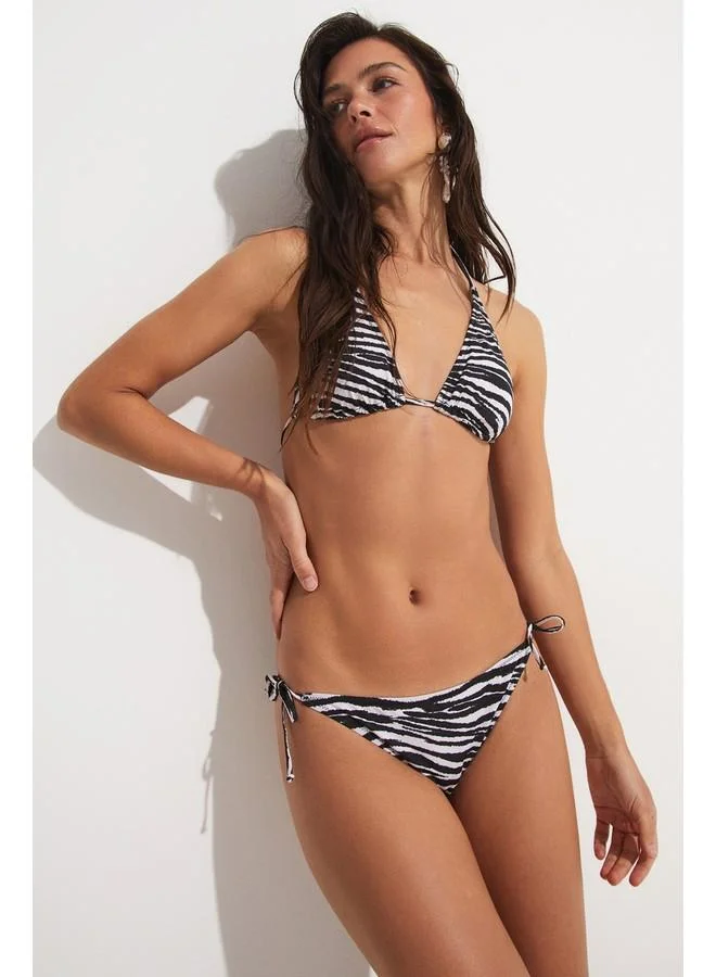 JUNE June Triangle Tie Bikini Set