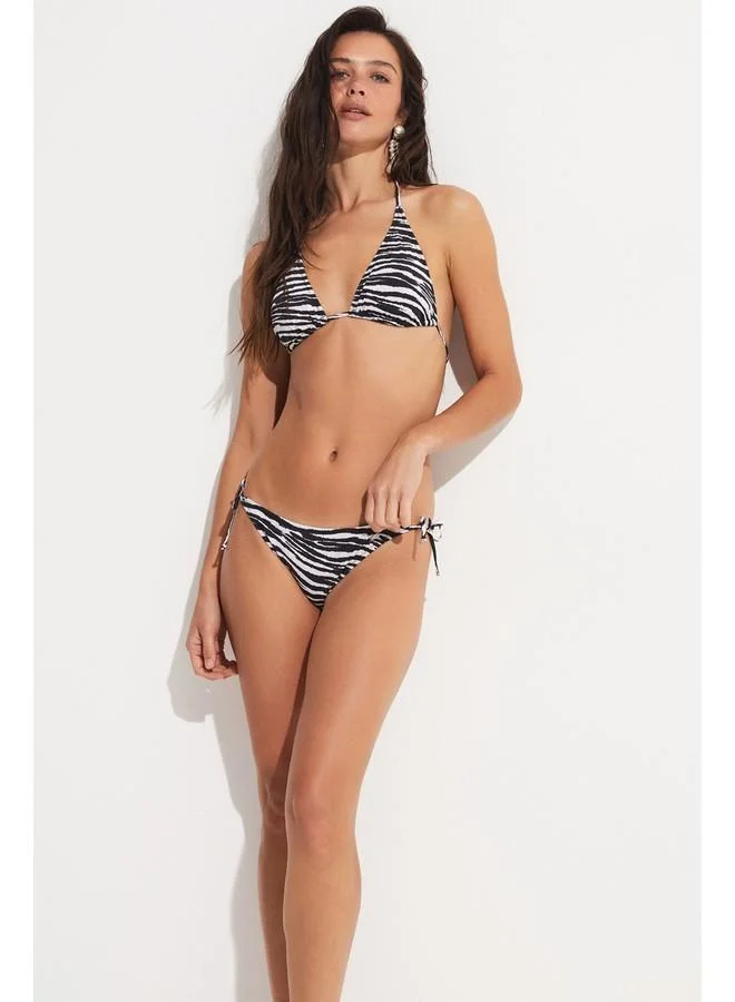 JUNE June Triangle Tie Bikini Set