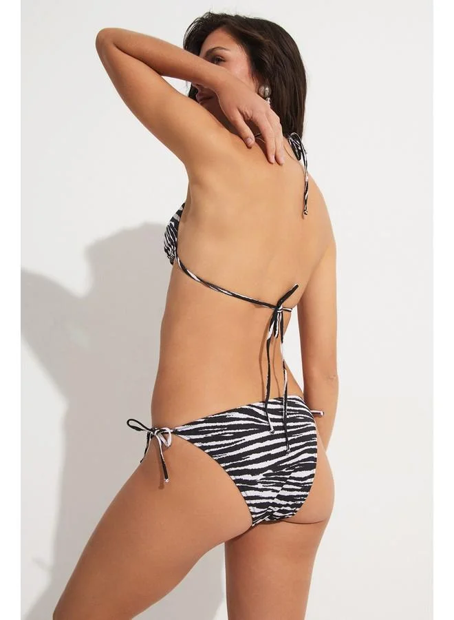 JUNE June Triangle Tie Bikini Set