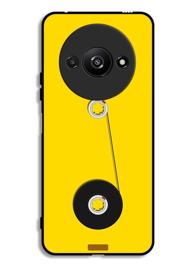Tolwak Xiaomi Redmi A3 4G Protective Case Cover Cassette Wheel Art - Image 1