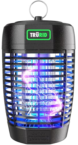 TRURID Mosquito Repellent Outdoor Patio Bug Zapper Indoor Electric Fly Mosquito Zapper Killer with Collection Tray for Home and Garden - Image 1