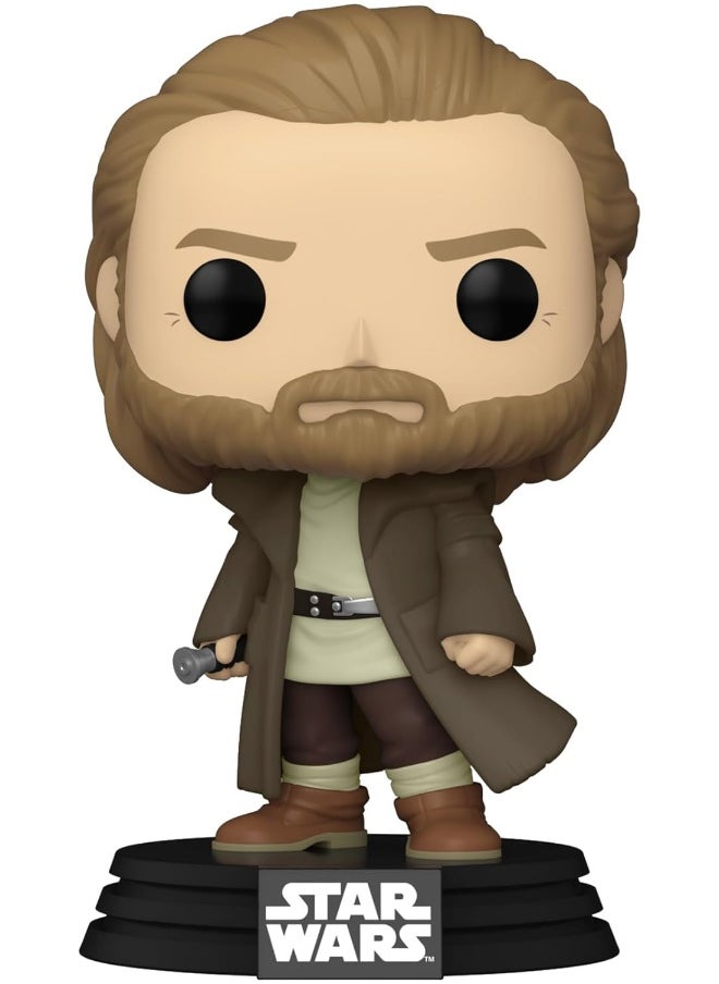 Funko Funko Pop Star Wars: Obi Wan Kenobi Obi Wan Kenobi, Collectible Action Vinyl Figure 64558, Multi Color  - Image 2
