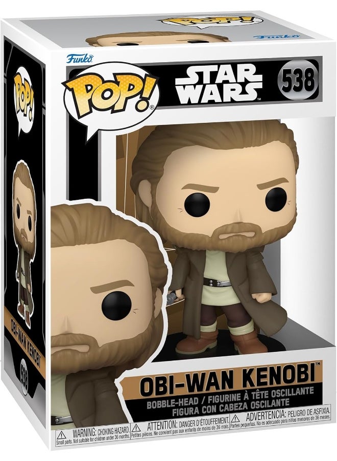 Funko Funko Pop Star Wars: Obi Wan Kenobi Obi Wan Kenobi, Collectible Action Vinyl Figure 64558, Multi Color  - Image 1
