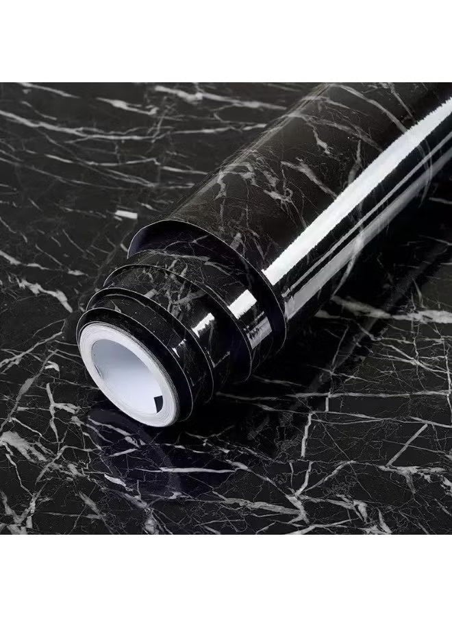 Thermal adhesive marble sticker roll – waterproof, adheres to walls, wood, ceramics and glass - Image 1