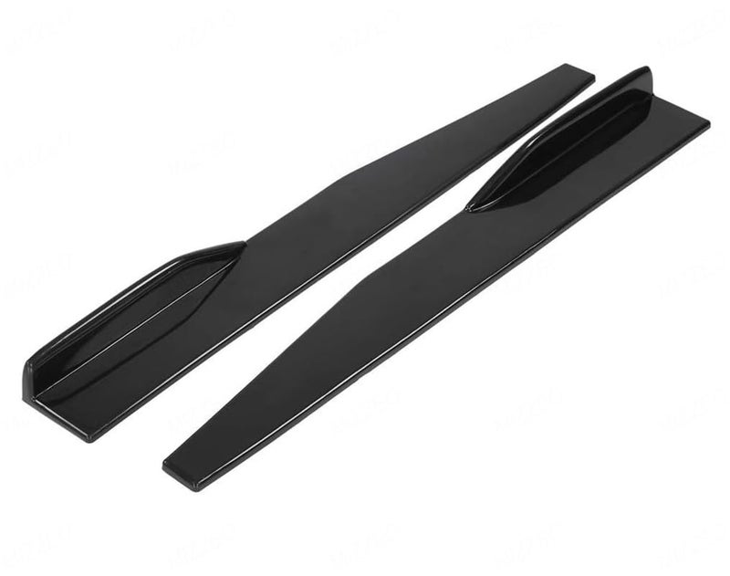MIZZEO Black Side Skirts 75cm, Exterior Bottom Line Extensions, Aerodynamic Splitter Lip Diffusers, Stylish Side Body Kit, Compatible with Maruti Suzuki Swift Dzire (Type-I) 2008-2012 - Image 5