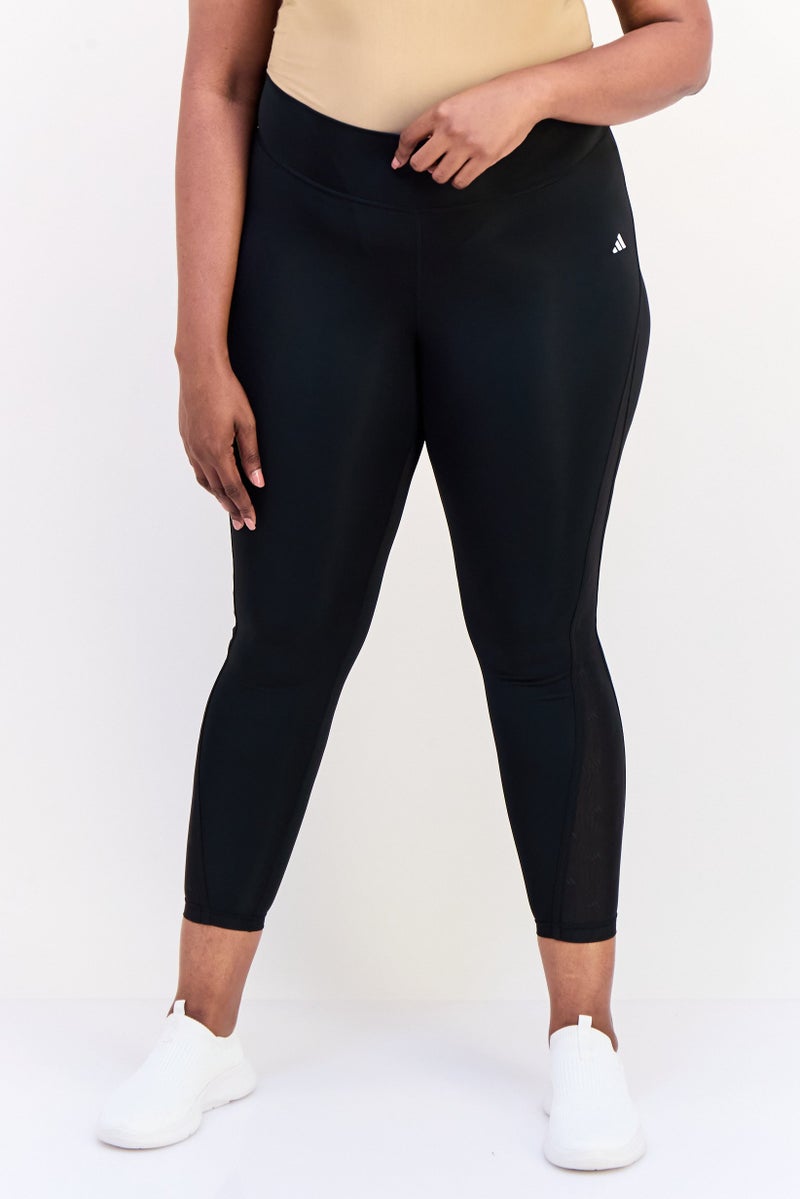 Adidas Women Sportswear Fit Brand Logo Training Leggings, Black  - Image 1