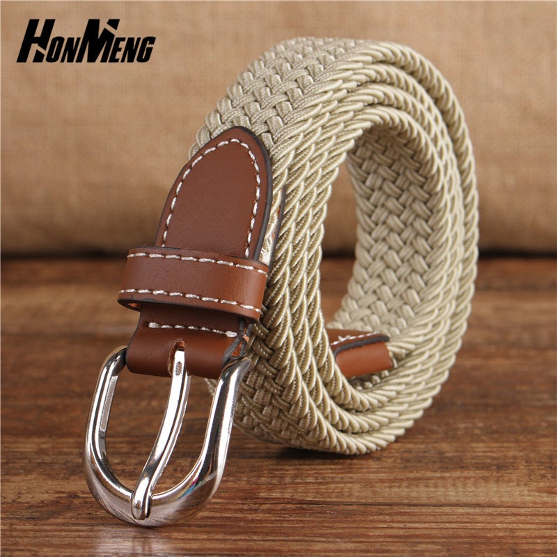 2.5cm Elastic Canvas Belt UnisexC2 C2 