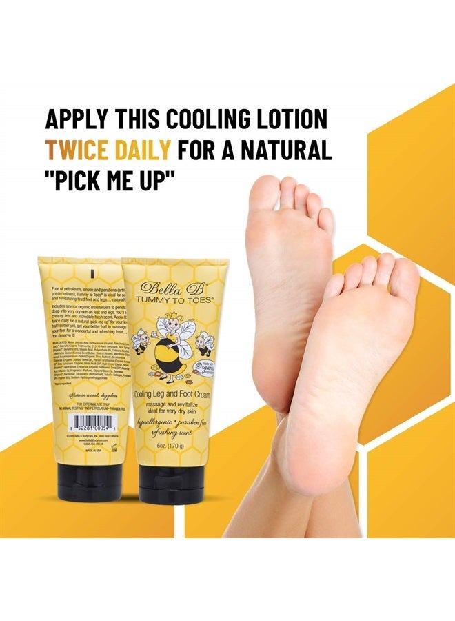 BELLA B Pregnancy Leg And Foot Cream 6 oz - Best Pregnancy Lotion For Feet - Made with Natural Ingredients - Bella B Lotion for Pregnancy Soreness - Image 5