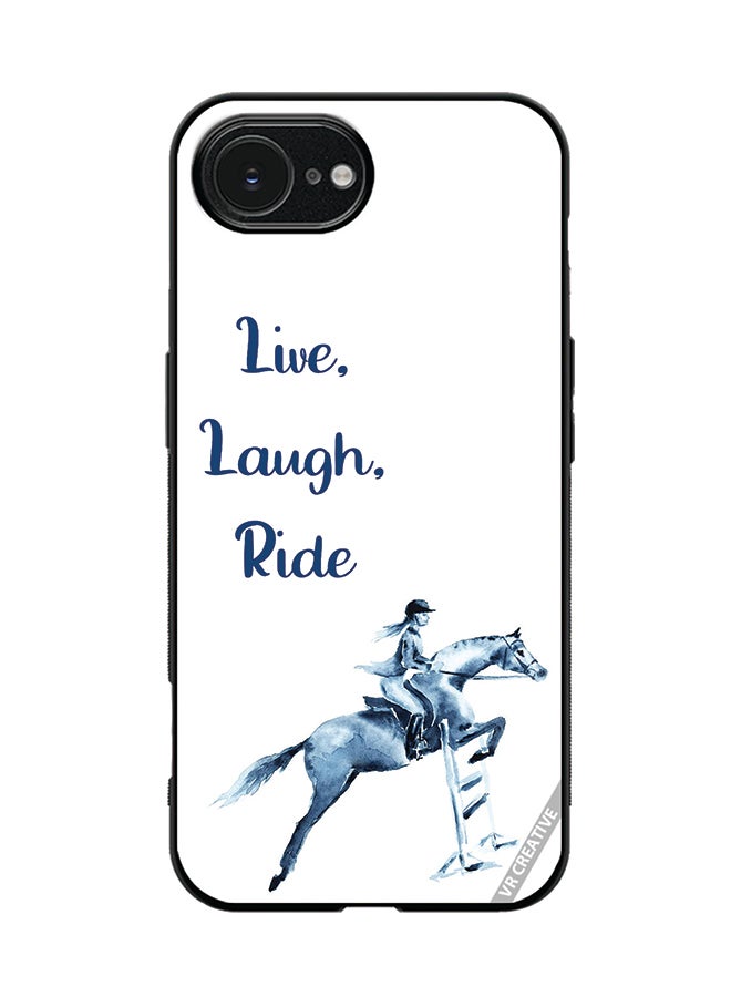 VR CREATIVE Protective Case Cover For Apple iPhone 16e Horse Design Multicolour