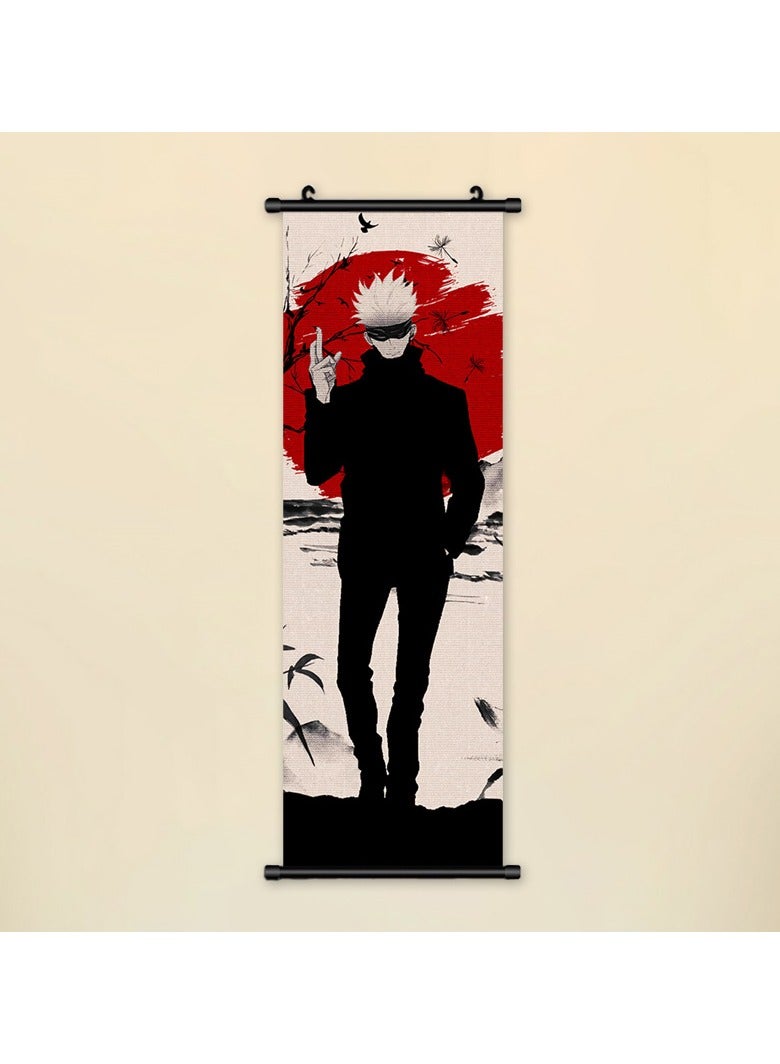 100X70CM Jujutsu Kaisen Gojo Satoru غرفة نوم غرفة المعيشة مكتب خلفية صورة معلقة - Image 1