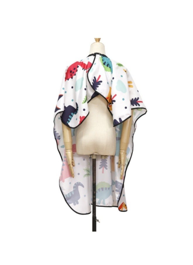 Generic Children's Haircut Little Dinosaur Cloth Baby Cartoon Shawl Haircut Apron  - Image 3