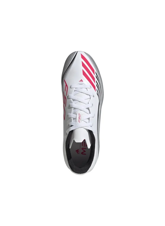 Adidas F50 Messi League Fg/Mg J U White Football/Soccer Shoes For Kids