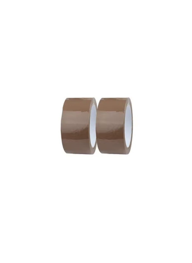 KNP KNP Brown Packaging Tape 2 Inch for Parcels and Boxes - This Brown Packing Tape Provides a Strong, Secure and Sticky Seal for Your Cardboard Boxes and for Moving House (50 YRD) 